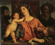  Titian Madonna of the Cherries France oil painting reproduction